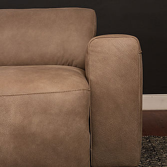 Ledersofa#Baxter#Longchair#motorischer Auszug#Russ Einrichtungen#Antikhof#Bissee
