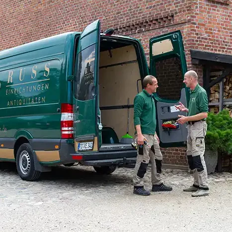 Hoher Lieferservice durch eigenes Personal